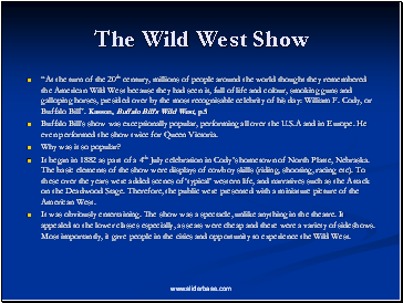 The Wild West Show