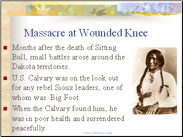 Massacre at Wounded Knee