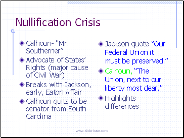 Nullification Crisis