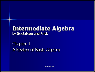 A Review of Basic Algebra