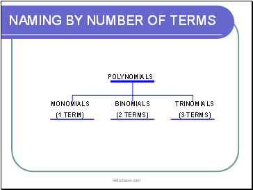 NAMING BY NUMBER OF TERMS