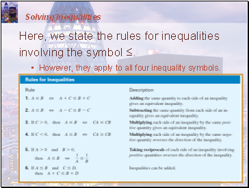 Inequalities