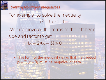 E.g. 2Solving a Pair of Simultaneous Inequalities