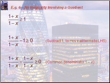 E.g. 5Solving an Inequality with Repeated Factors