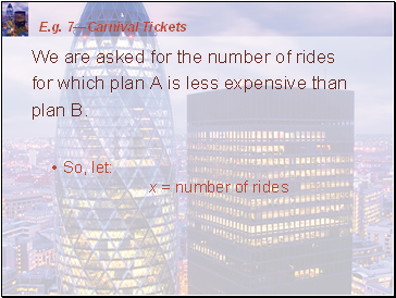 E.g. 6An Inequality Involving a Quotient