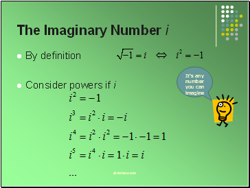 The Imaginary Number