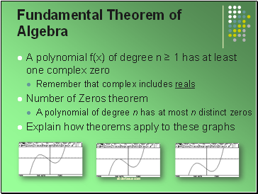 Fundamental Theorem of Algebra