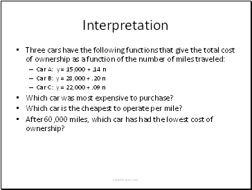 Interpretation