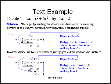Text Example