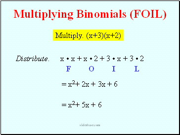 Multiply. (x+3)(x+2)