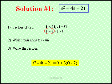 Solution #1: