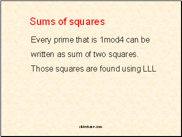 Sums of squares