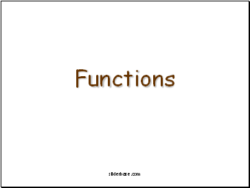 Functions