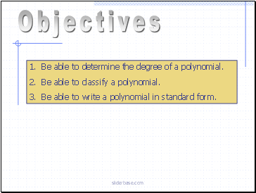 Objectives