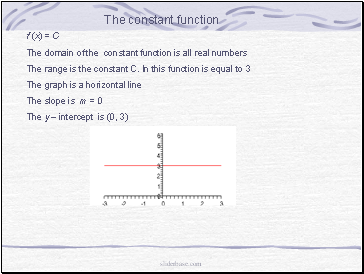 The constant function