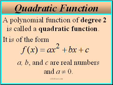 Quadratic Function