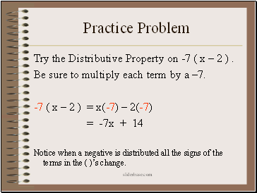 Practice Problem