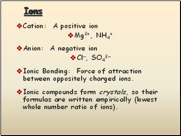 Ions