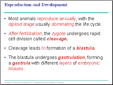 Reproduction and Development