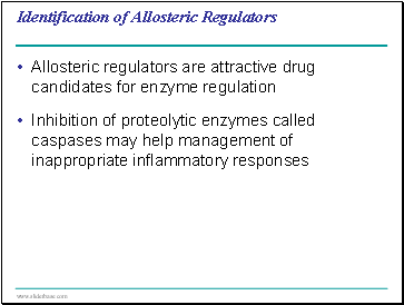 Identification of Allosteric Regulators