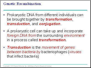 Genetic Recombination