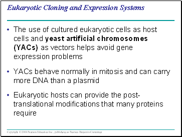 Eukaryotic Cloning and Expression Systems