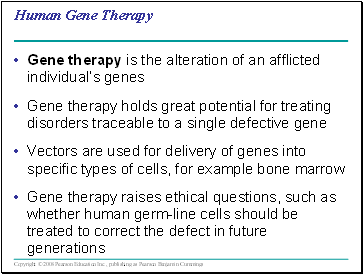 Human Gene Therapy