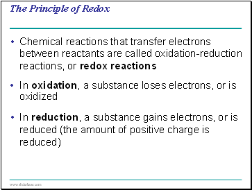 The Principle of Redox