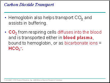 Carbon Dioxide Transport