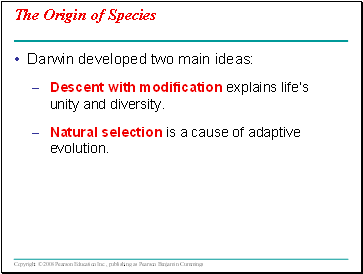 The Origin of Species