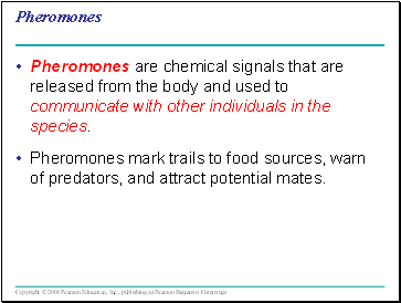 Pheromones