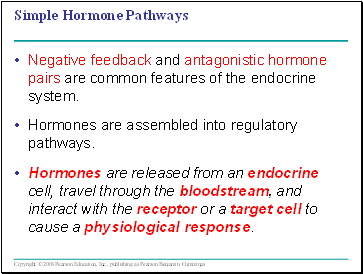 Simple Hormone Pathways