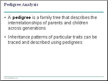 Pedigree Analysis