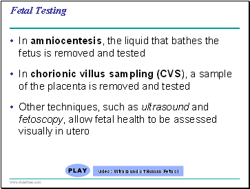 Fetal Testing