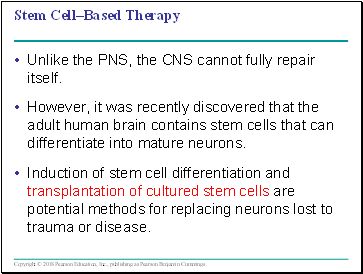 Stem CellBased Therapy