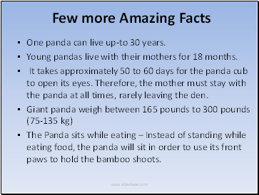 Few more Amazing Facts