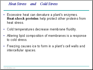 Heat Stress and Cold Stress