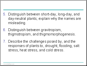 Distinguish between short-day, long-day, and day-neutral plants; explain why the names are misleading.