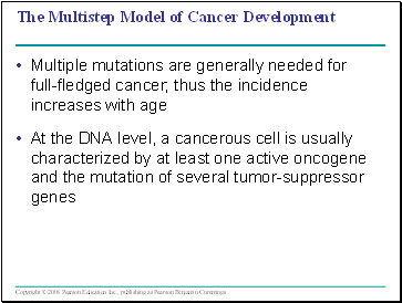 The Multistep Model of Cancer Development