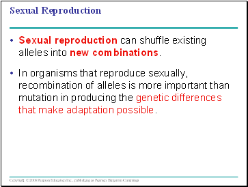 Sexual Reproduction