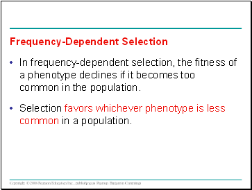 Frequency-Dependent Selection