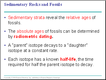 Sedimentary Rocks and Fossils