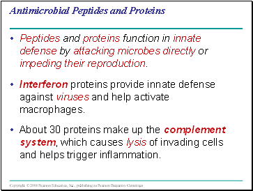 Antimicrobial Peptides and Proteins
