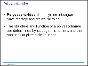 Polysaccharides