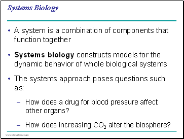 Systems Biology