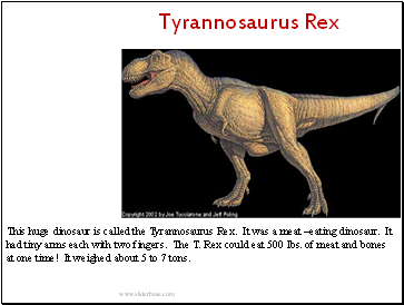 Tyrannosaurus Rex