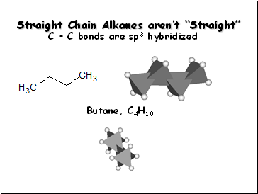 Straight Chain Alkanes aren’t “Straight”