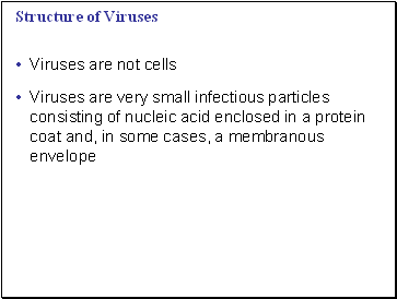 Structure of Viruses