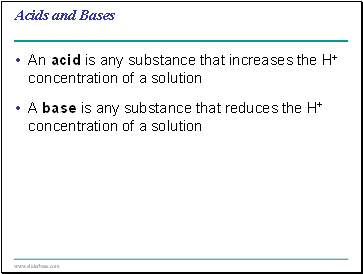 Acids and Bases