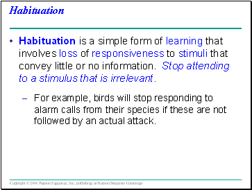 Habituation